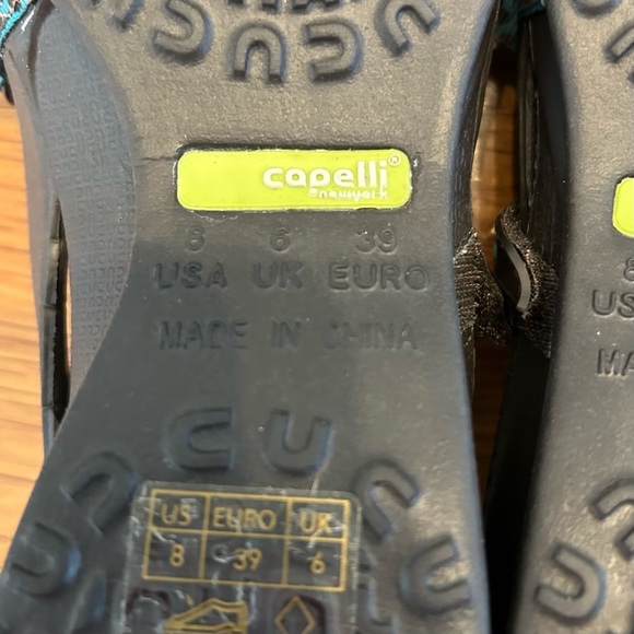 Capelli New York Rubberized Ballet Flats Polka Dot Straps Women’s Shoes Sz 8 - Picture 6 of 7